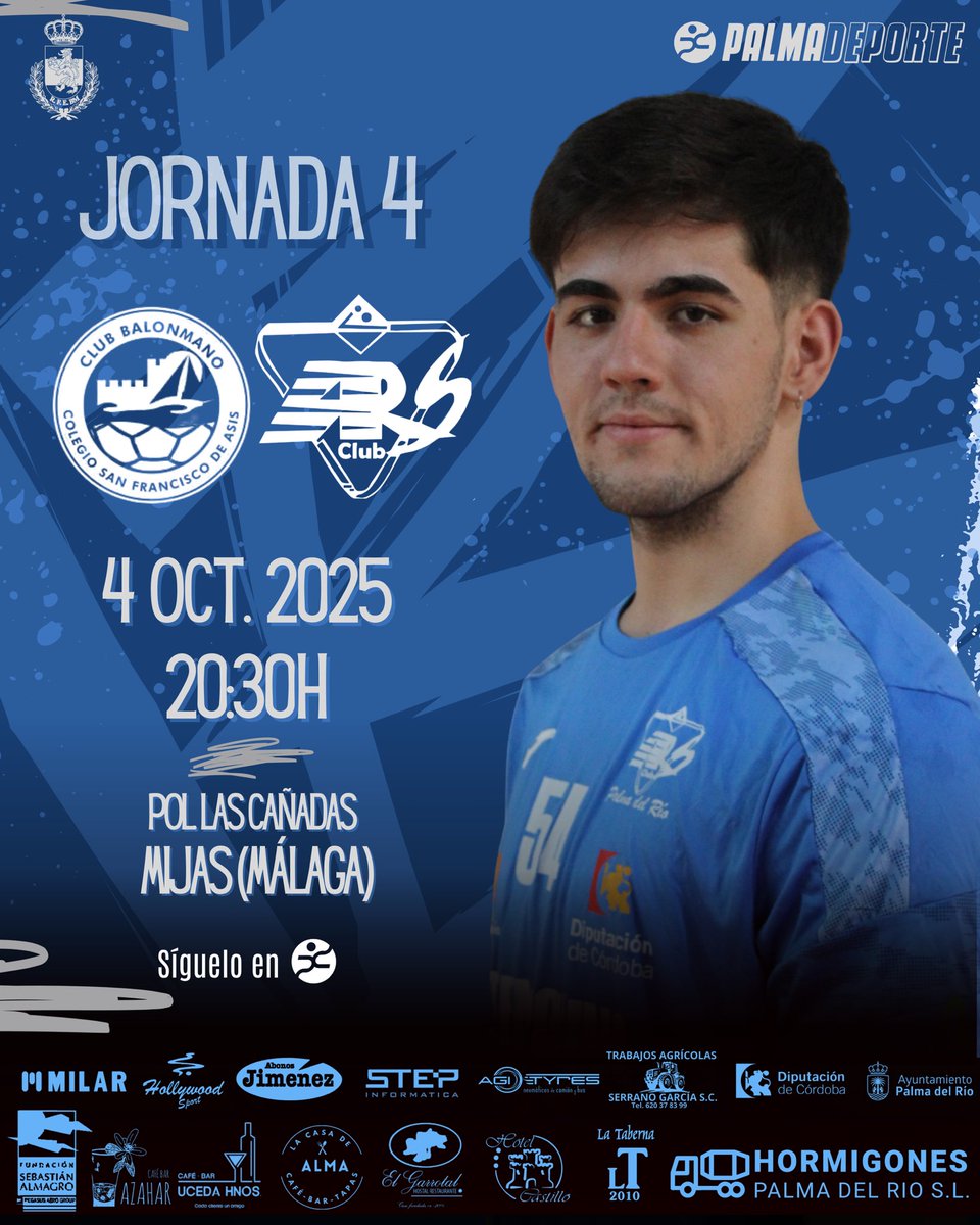 ⚔️ 𝐉𝐎𝐑𝐍𝐀𝐃𝐀 𝟒 🔵

🌞 Este fin de semana visitamos la Costa del Sol para medirnos a <a href="/cbmsfa_mijas/">Club Balonmano Colegio San Fco. de Asís Mijas</a> 

🫡 Buscaremos nuestra segunda victoria consecutiva, y confirmar un buen arranque liguero

#IdentidARS 🔵⚪️