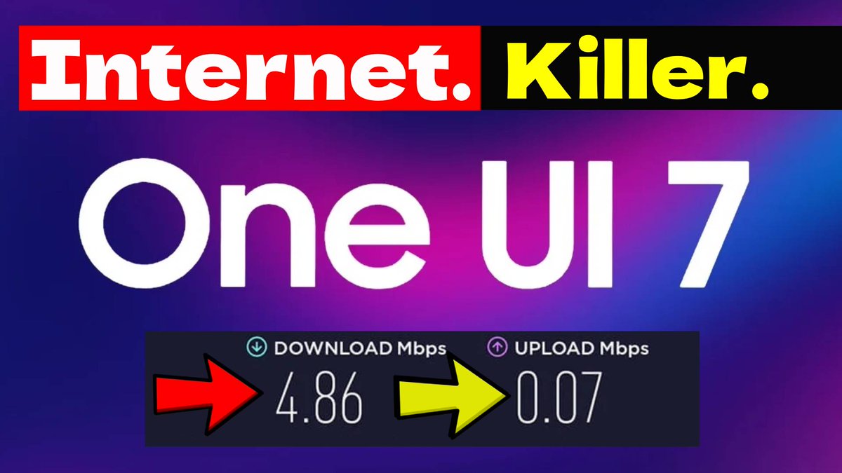 websticknl's tweet image. 🔴📡 WARNING: One UI 7 is killing your internet – don’t update yet!    youtube.com/watch?v=EOyK6S…     #android #oneui7 #oneui6-update #samsung-update #slow-internet #oneui7issue #phoneupdate #update-warning