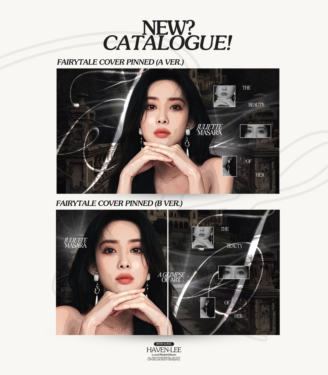 ㅤ
A repost would be much appreciated! 🤍

Hello! Kenalan sama catalogue layout dan cover pinned baruku, FAIRYTALE! Feel free to reach me if you notice any similarities with other BAs, yaa. Thank you! ✨

#zonauang #zonaba
ㅤ