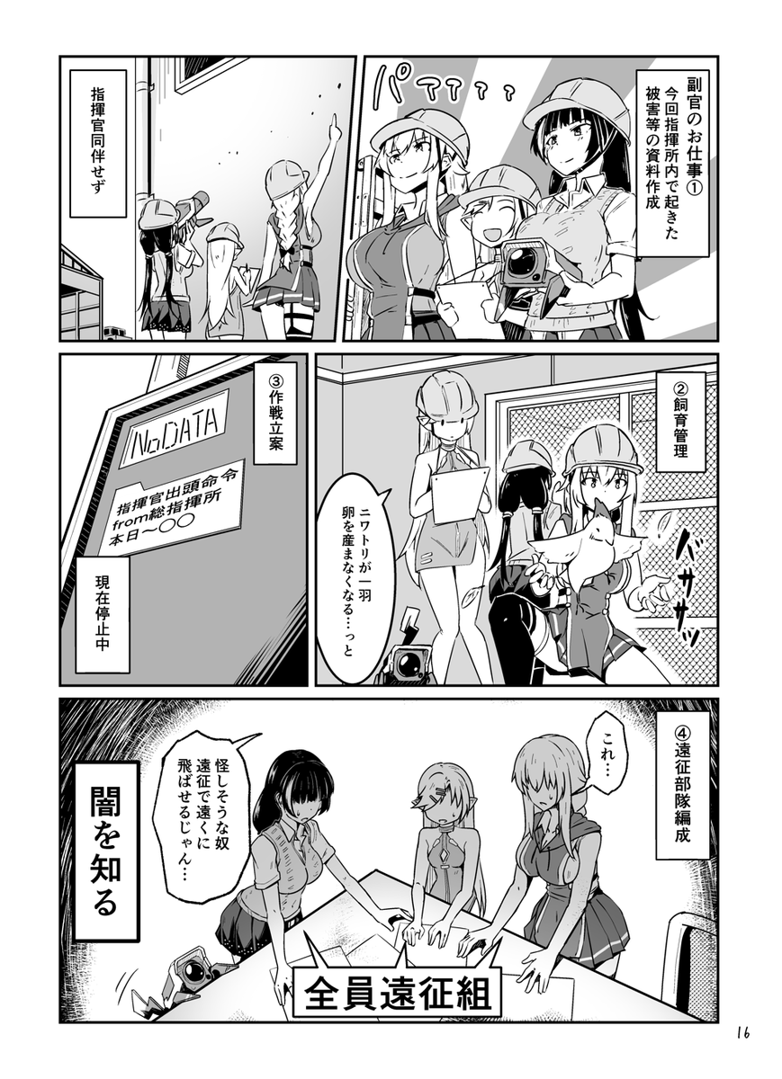 #ドールズフロントライン #GFL #少女前线 
指揮所はある人形に支配されている。 