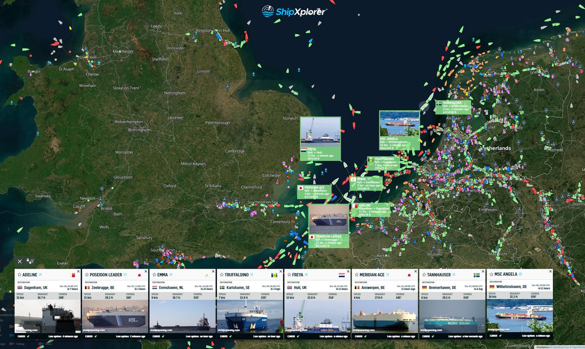 ShipXplorer's tweet image. Top 2 Features of ShipXplorer: Most Viewed Vessels and Multi-Select 🛳️

Two standout features that capture the attention of our community are the &quot;Most Viewed Vessels&quot; and &quot;Multi-Select&quot; functionalities.

Read more:  shipxplorer.com/blog/top-2-fea…

#Ship #ShipTracking #ShipXplorer