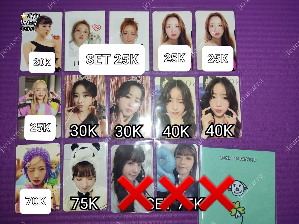jieunarra's tweet image. WTS PC Photocard Apink

✅ Include Pack &amp;amp; Admin Shopee 7.5%
🏡 Bandar Lampung, INA

Have Shopee 🇮🇩🇹🇼🇲🇾🇸🇬🇹🇭🇵🇭🇲🇽
Link Shopee 👇

박초롱 윤보미 정은지 김남주 오하영 
에이핑크 포카 포토카드 양도
Park Chorong Yoon Bomi Jeong Eunji Kim Namjoo Oh Hayoung
#ตลาดนัดapink #pasarAPINK