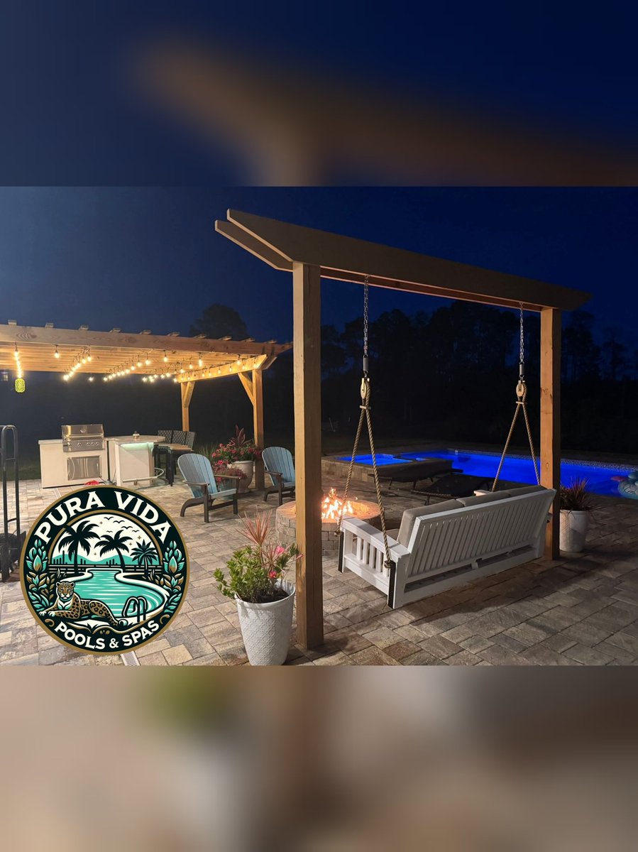Pool Perfection at Pura Vida Pools &amp; Spas! We create stunning, durable pools &amp; backyards. With 20+ years of experience, Chris Giusti’s team turns your vision into reality with quality &amp; care. Call (904) 990-3591