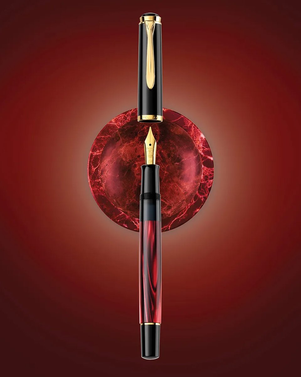 NichePens's tweet photo. Shop Special Editions and the Pelikan M200 Red Marble ❤️ 
> https://t.co/WyJbSMNdd5

#pelikan #finewriting #pelikaninks #fountainpen #fountainpens #fountainpengeeks #fountainpennetwork #ink #pen #calligraphy #fountainpencommunity #writinginstruments #creative #writing #newpenday https://t.co/YLvGCw0V25