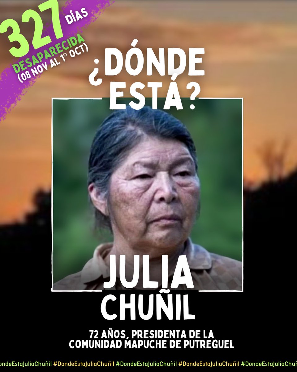 chilesintlc's tweet photo. https://t.co/X8G3QZ9Uy4 Abran el juicio ya! Verdad y justicia para Julia Chuñil demanda todo Chile.  @funconst21 @PiensaPrensa @adnradiochile https://t.co/GbdvnzQSjO