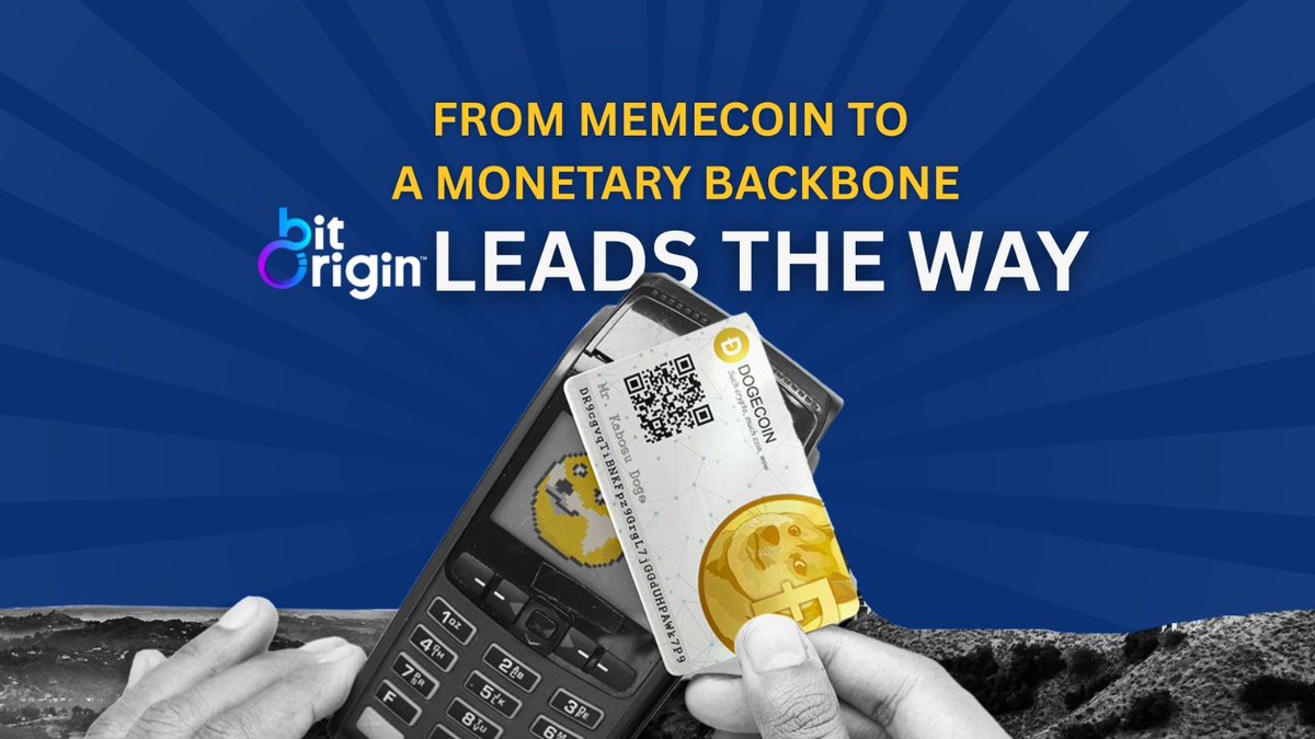 MarioNawfal's tweet image. FROM MEMECOIN TO A MONETARY BACKBONE

Despite the recent whale wallet purchases, DOGE still can&apos;t break the 0.25 resistance.

Do you know why? 

Because hype creates volatility. Not durability.

Bit Origin is taking a different route. 

Bit Origin is the first-ever Dogecoin…