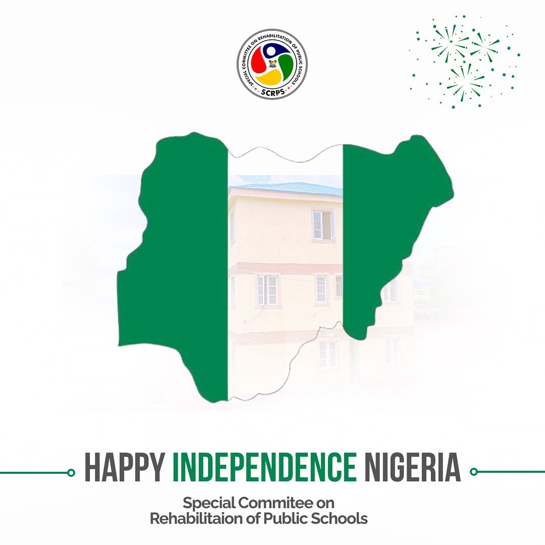 Happy Independence Day, Nigeria 🇳🇬✨ Together, we are building a brighter future by restoring our schools. 
<a href="/hakeemsmith1/">Hakeem Smith</a> <a href="/ooluphemmy/">Olufemi Okunlola</a> 

#HappyIndepenceDay #IndepenceDayNigeria2025 #SCRPRS