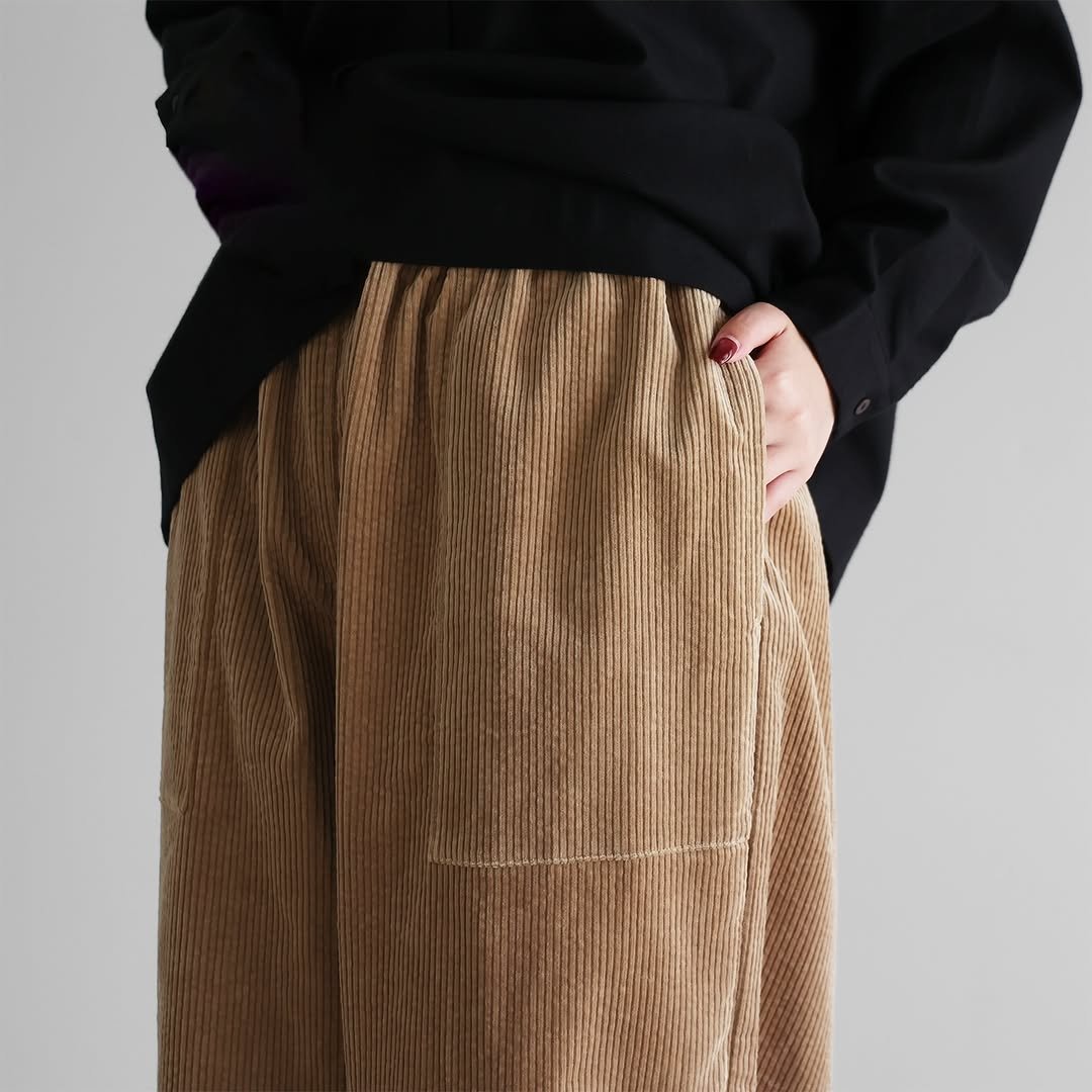 お値引き☆huis 遠州織物　みじんコールサルエルバルーンパンツ　コーデュロイ CA1I4019-のコピー.jpg