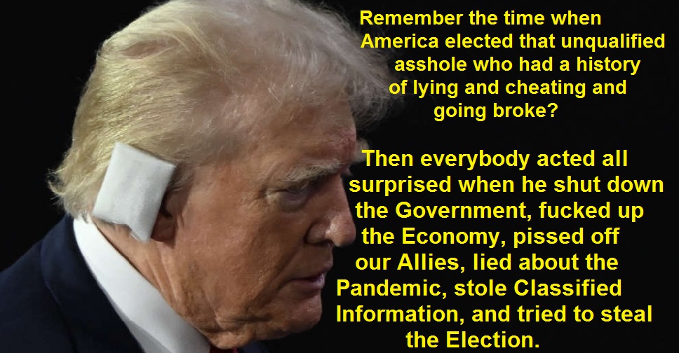 Trump has failed to fund the government...

AGAIN