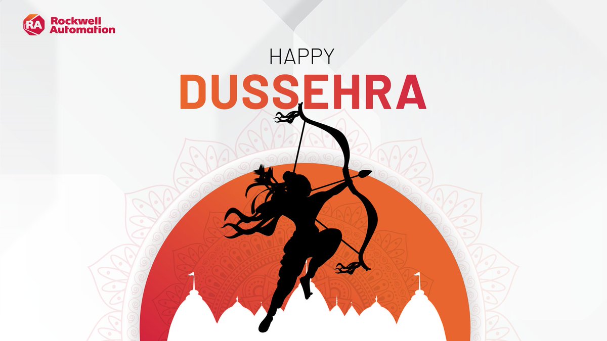 Rockwell Automation wishes everyone a joyful and prosperous #Dussehra!🏹✨
May the spirit of victory inspire innovation and progress everywhere.