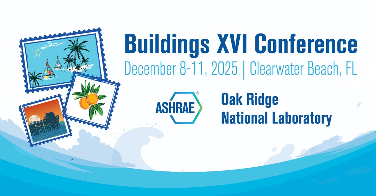 Ready to tackle the next frontier in building science? Join experts, designers, researchers, and manufacturers at the 2025 Buildings XVI Conference. December 8–11, Clearwater Beach, FL. EARLY BIRD ENDS OCTOBER 5th! bit.ly/4pOZxAI