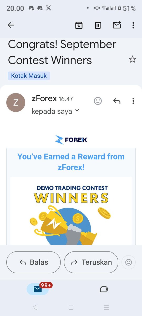 Trading tweet media