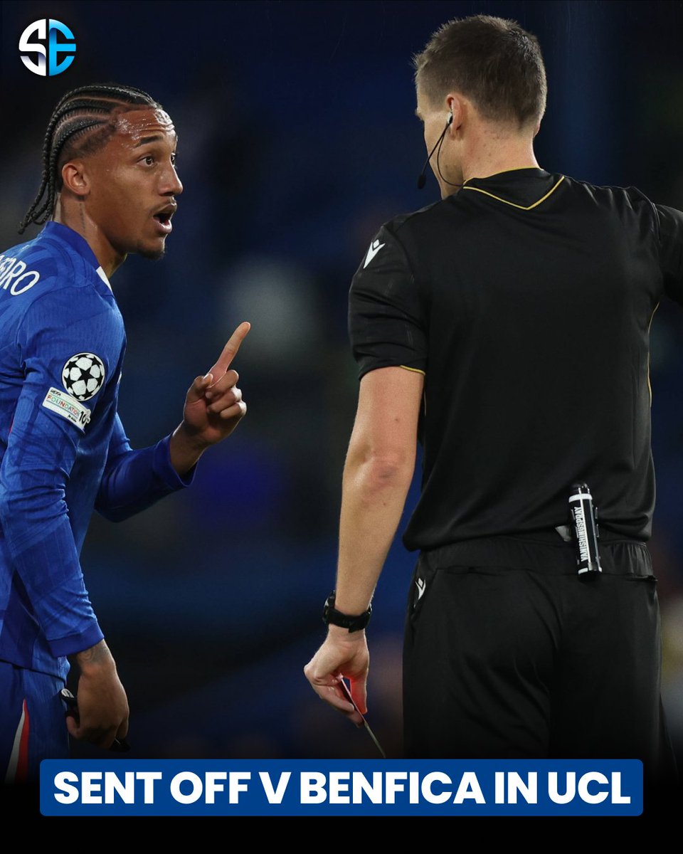 scoutseyes's tweet image. Chelsea have now had THREE red cards this season 🟥... Do they have discipline issues 🚨?

#Chelsea #RedCard #Pedro #Chalobah #Sanchez
