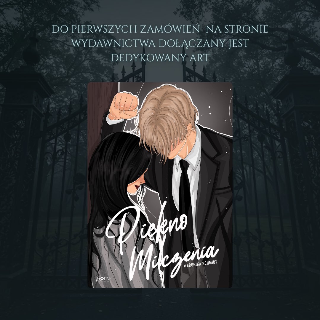 #PieknoMilczeniaWS ˚˖𓍢✧˚.⋆

Jak wam się podoba okładka?? Ja ją kocham i jest moją ulubioną od Werki!!! A piękno możecie już zamawiać na stronie wydawnictwa!! 🖤