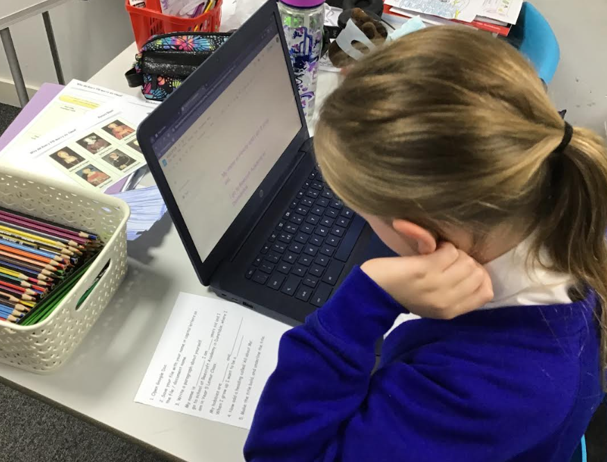 Lemur Class used Google Docs to try a variety of different computing techniques, including changing the font colour, the size and the style. #BestofBeecroft
