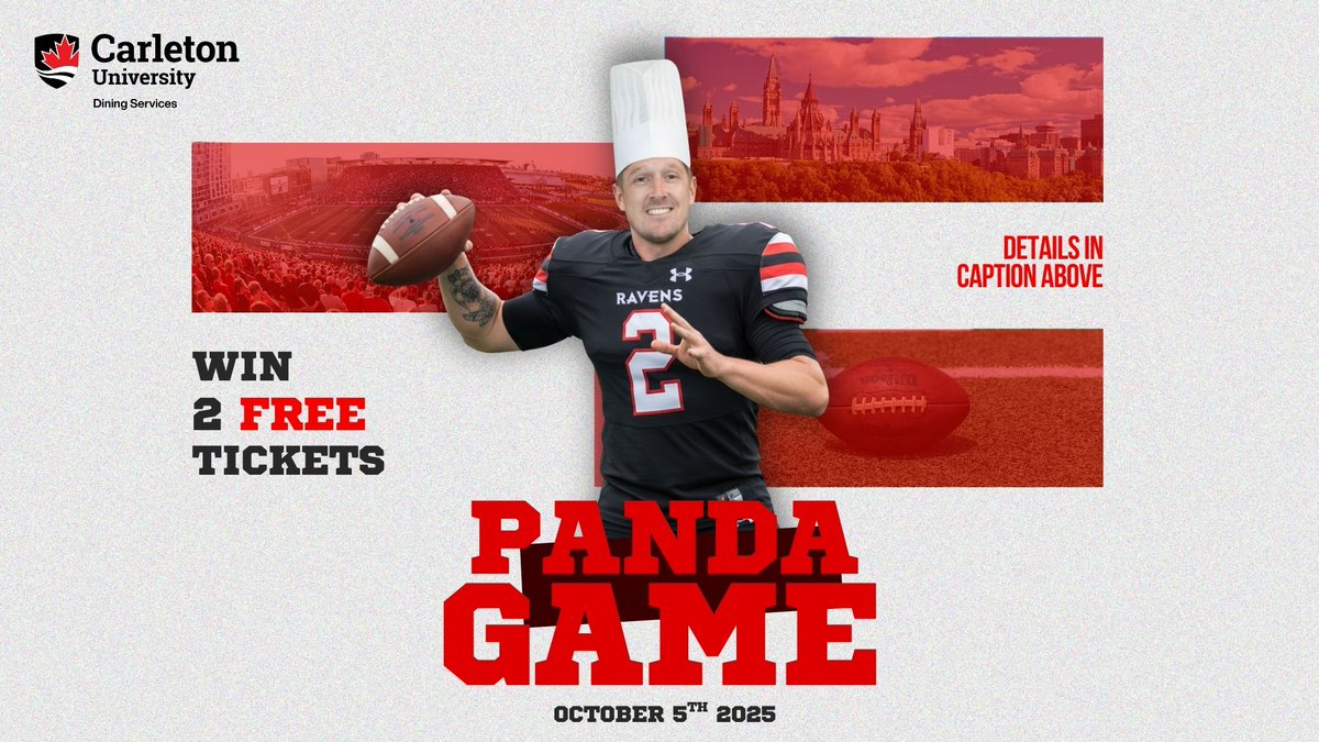 You still have a chance to score two tickets to the Panda Game, Ravens! 🏈 All you have to do to enter our contest is follow us on Instagram and tag the friend you'll be bringing with you on our pinned IG post. Contest closes this Friday - don't miss out!