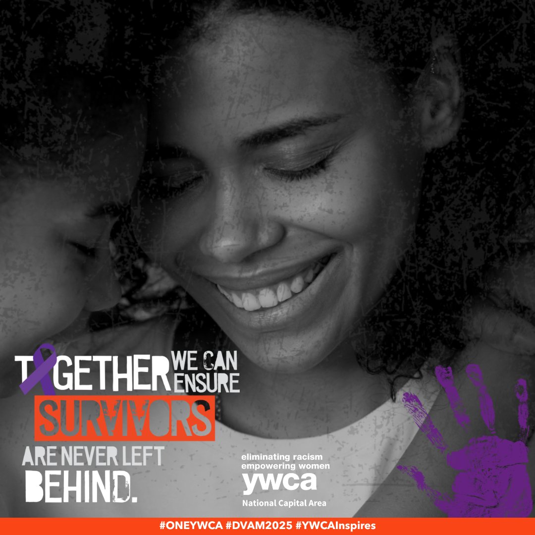 During this year’s #DomesticViolenceAwarenessMonth, we are celebrating survivors who have found safety and justice and rooting for everyone on the path to rebuilding and recovery. There is hope. 

Together, we can ensure survivors are never left behind #YWCAInspires