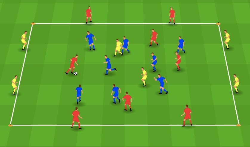 ⚽ Position game 8v8+6 (Real Madrid)
📈 Improve utilizing the numerical superiority
⚡ Lightning fast transitions

Watch the full drill (video and tips included) ▶️ buff.ly/N8slyyk