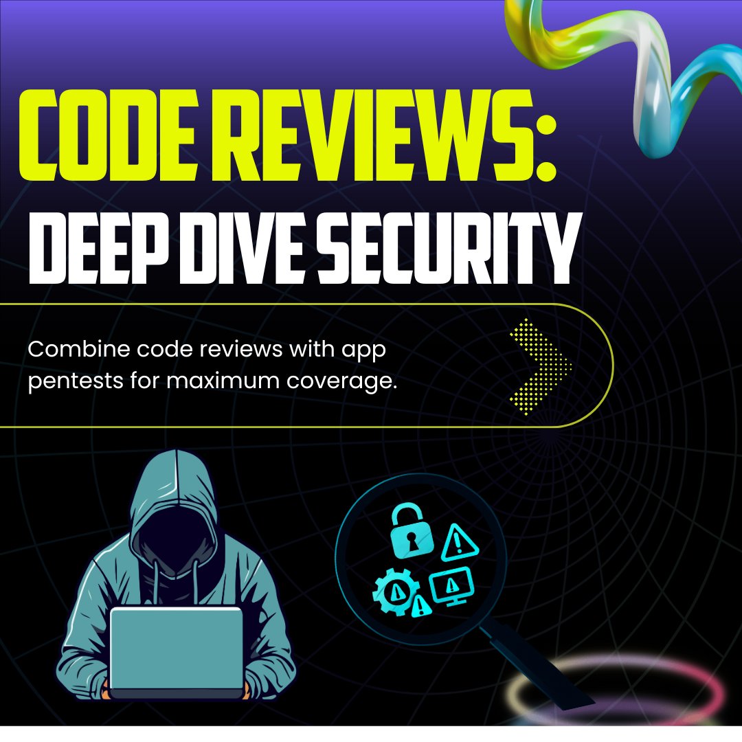 integ_sec's tweet image. Code reviews + app pentests = maximum security coverage.
Uncover hidden flaws before they turn into threats.
👉 Dive into app security—book a code review with IntegSec today!
hubs.li/Q03KtFfW0
#CodeReviews #AppPentests #Cybersecurity #IntegSec #SecureCode