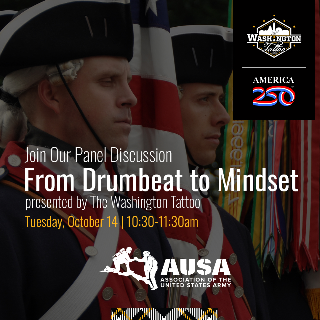 🥁 From Drumbeat to Mindset 🥁

Our panel “From Drumbeat to Mindset” explores how rhythm, heritage &amp; leadership connect past to present. 

📅 Tuesday, October 14, 2025 
🕕 10:30am-11:30am 

#HeritageThroughMusic #Veterans #Leadership