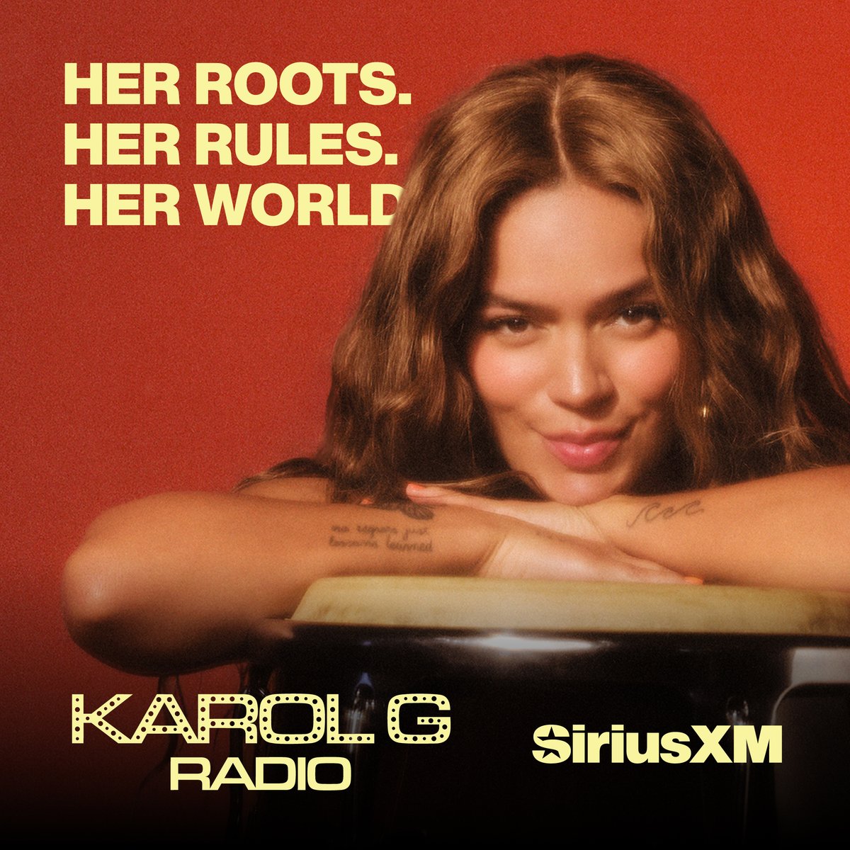 SIRIUSXM's tweet image. Welcome to KAROL G Radio! You’ll hear the music that shaped her, the artists she loves, and exclusive moments from the studio. This channel is for the fans who’ve been on her journey. Listen to KAROL G Radio only on SiriusXM! sxm.app.link/KarolGChannelX