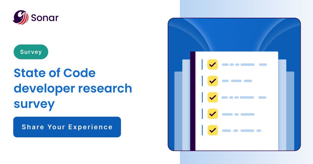 SonarSource's tweet image. How do you really feel about AI coding tools? 🤔
Our first annual #StateOfCode survey is digging into just this! We want to understand how developers and AI tools are getting along in the real-world.
Take the 20-min. survey; first 500 get a free hat! 🧢 bit.ly/4mKYLC6