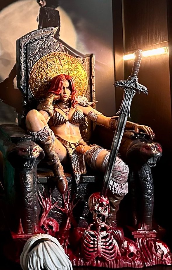 AltererMalex's tweet photo. Red Sonja!!! Great barbarian character. Barbarians appear throughout the history of MTG. Hand painted 😍 #mtg #magicthegatheringcards #art #mtgcards #mtgaddicts #tcg #deck #edh #commandermtg #standardmtg #modernmtg #pioneermtg #vintagemtg #oldschoolmtg #boosterdraft #mtgarena https://t.co/9OWqkKjlCU