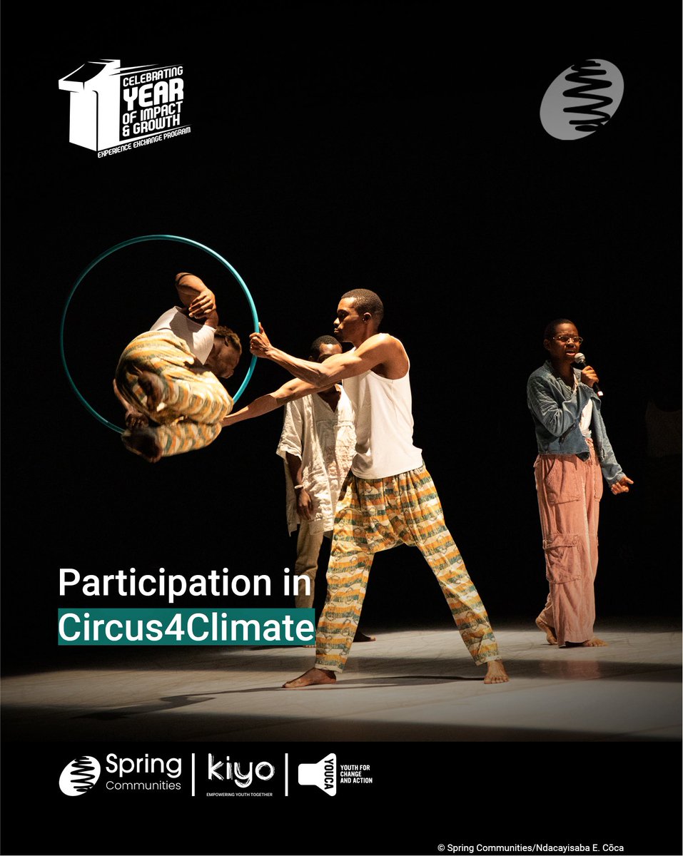 Spring_Cmties's tweet photo. From climate debates to host family moments, they learned that opening up to the world transforms lives.

📅 Join us Oct 18 at @IFBurundi to celebrate 1 year of impact!
🎪 Circus show
🎬 Documentary on our 10 Ambassadors
💬 Panel discussion

#YouthImpact #SpringCommunities https://t.co/MK2qwi6DJe