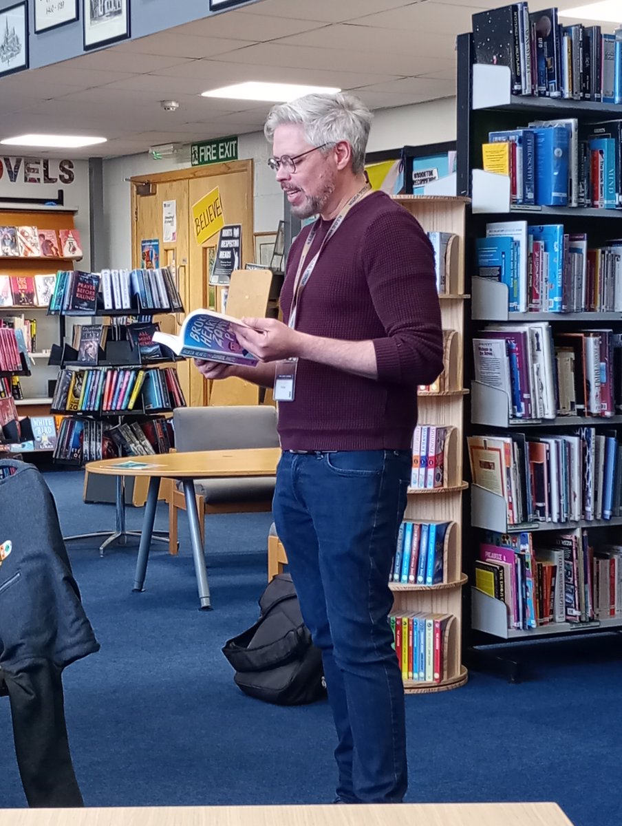 js_library's tweet image. Thank you to #HSOGLibrary for inviting us to their author event with @WHusseyAuthor this afternoon. Lots of great conversation about very important issues in William's books!