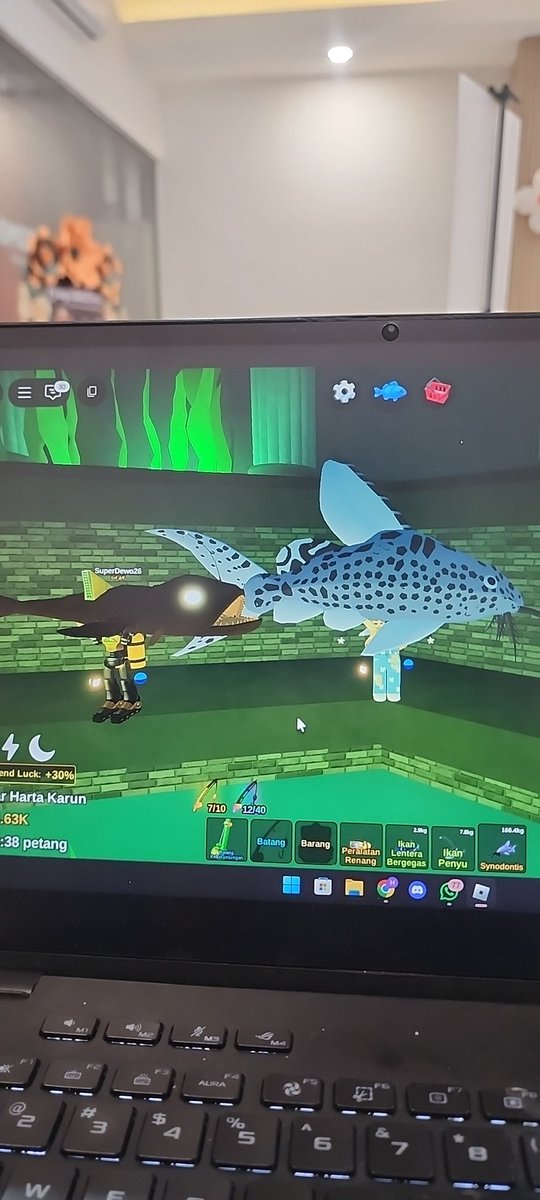 Ketagihan mancing😭