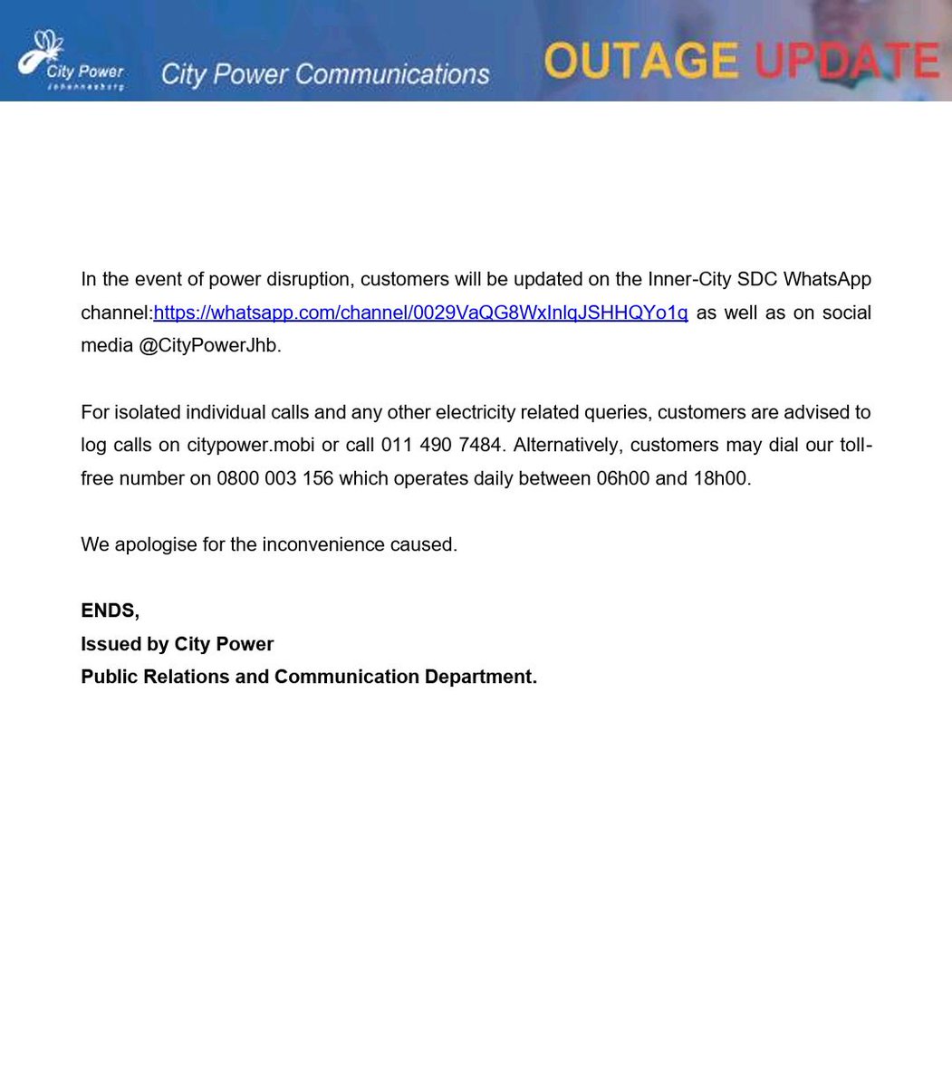 @CityPowerJhb tweet media