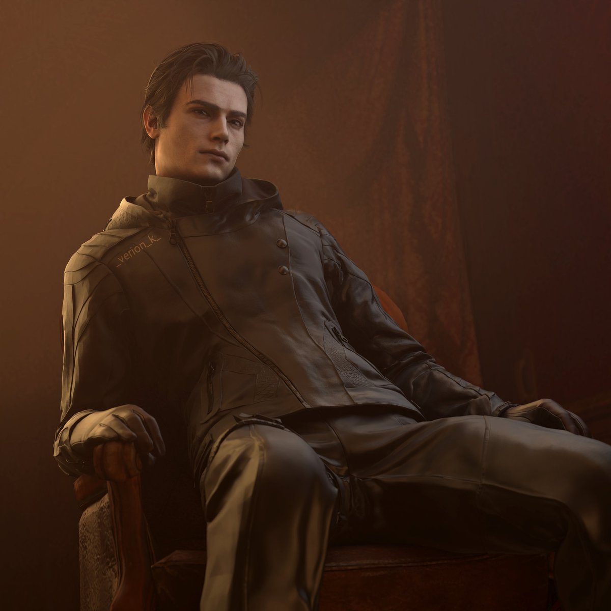 _verion_k_'s tweet photo. Speechless.

#LeonKennedy #ResidentEvil4Remake #ResidentEvil #Leon #3dart https://t.co/1okGHNmJb5