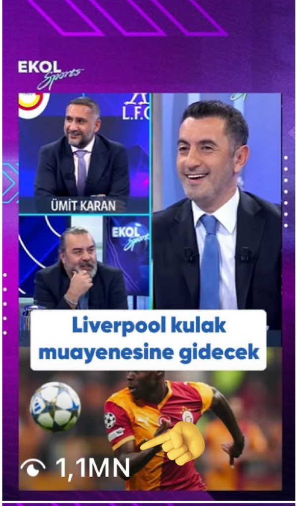 Ekol Sports Tv ve YouTube'a gösterdiğiniz rekor ilgiye teşekkür ederiz. 🧿❤️👏  <a href="/ekol_sports/">Ekol Sports</a>