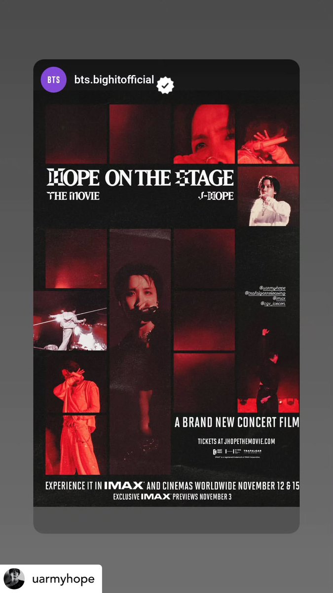 supportforjhope's tweet photo. 🐿j-hope Instagram information🐿
j-hopeが公式Instagramのストーリーズをリグラムしました🫶✨
🔗 https://t.co/eubU1edxns
<j-hope Tour 'HOPE ON THE STAGE' THE MOVIE>が、2025年11月12日より全世界の劇場で公開(日本の劇場での公開日は11月28日)となることを受け、ファンに向けて
楽しみに待っててねとメッセージを送ってくれているようですね💕︎
📍BTS公式Instagram
フィード
🔗 https://t.co/Oxdr6xm8IF
🔗 https://t.co/K3DMK6teWo
🔗 https://t.co/D7SAkAmKtd
ストーリーズ
🔗 https://t.co/CMUMvuTvwp
いいねやシェアで愛を届けましょう♥️🐿
#제이홉 #jhope #ジェイホープ #ホソク #ホビ #uarmyhope #방탄소년단 #BTS #BTSofficial #jhopeTheMovie
#HOPE_ON_THE_STAGE_TOUR #HOS_TOUR_Movie