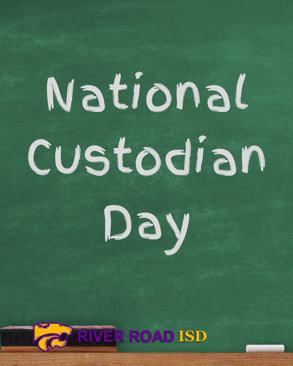 Happy National Custodian Day!
Today, we recognize the incredible custodians who keep our school clean, safe, and running every day.
You may not always see the work, but we all benefit from it.
Thank you for everything.