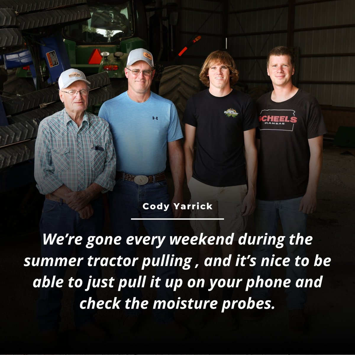 Life doesn’t slow down in the summer. Between long days in the field and weekends spent tractor pulling, the Yaricks still stay connected to their farm.
With NutraDrip’s remote monitoring, checking soil moisture is as easy as opening an app—no matter where the road takes them.