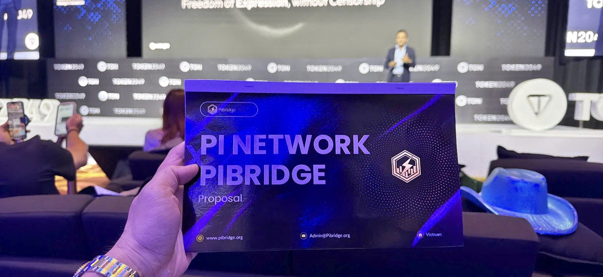 PiBridgeOrg's tweet image. 🚀 CEO VICTOR NGUYEN ELEVATES PIBRIDGE AT TOKEN2049! 🌍

At Asia’s biggest blockchain stage – #TOKEN2049 Singapore, the #PiCoreTeam impressed as sponsor &amp;amp; speaker. Co-founder Chengdiao Fan shared a bold vision for crypto: from liquidity to utility, tackling challenges and…