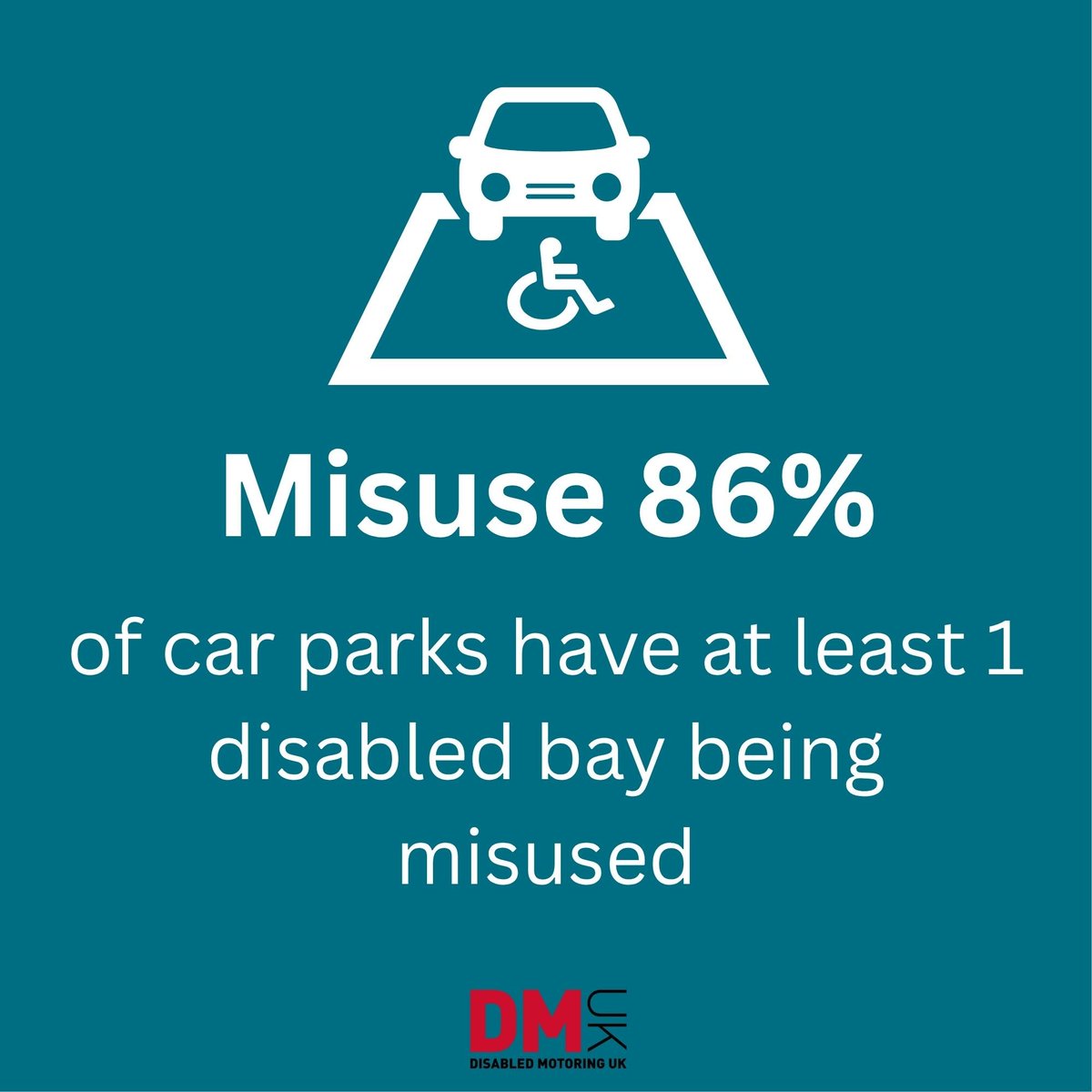Did you know 86% of car parks have disabled bays being misused? Did you miss the recent results from our Baywatch survey? Read more about them here:
disabledmotoring.org/news-and-featu…