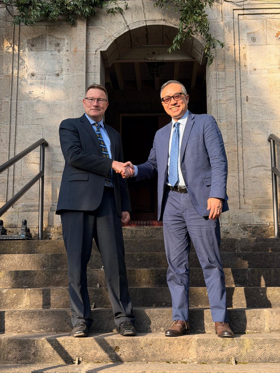 A pleasure to welcome Mr. Guang Cong to his role as the UN Secretary-General's new Special Envoy for the Horn of Africa.

We had valuable discussions about supporting peace and stability in the region. I look forward to our continued collaboration through the UN's vital work.