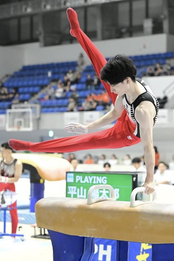 train863's tweet image. 平山陽太郎選手。新しいタイプの体操イケメン