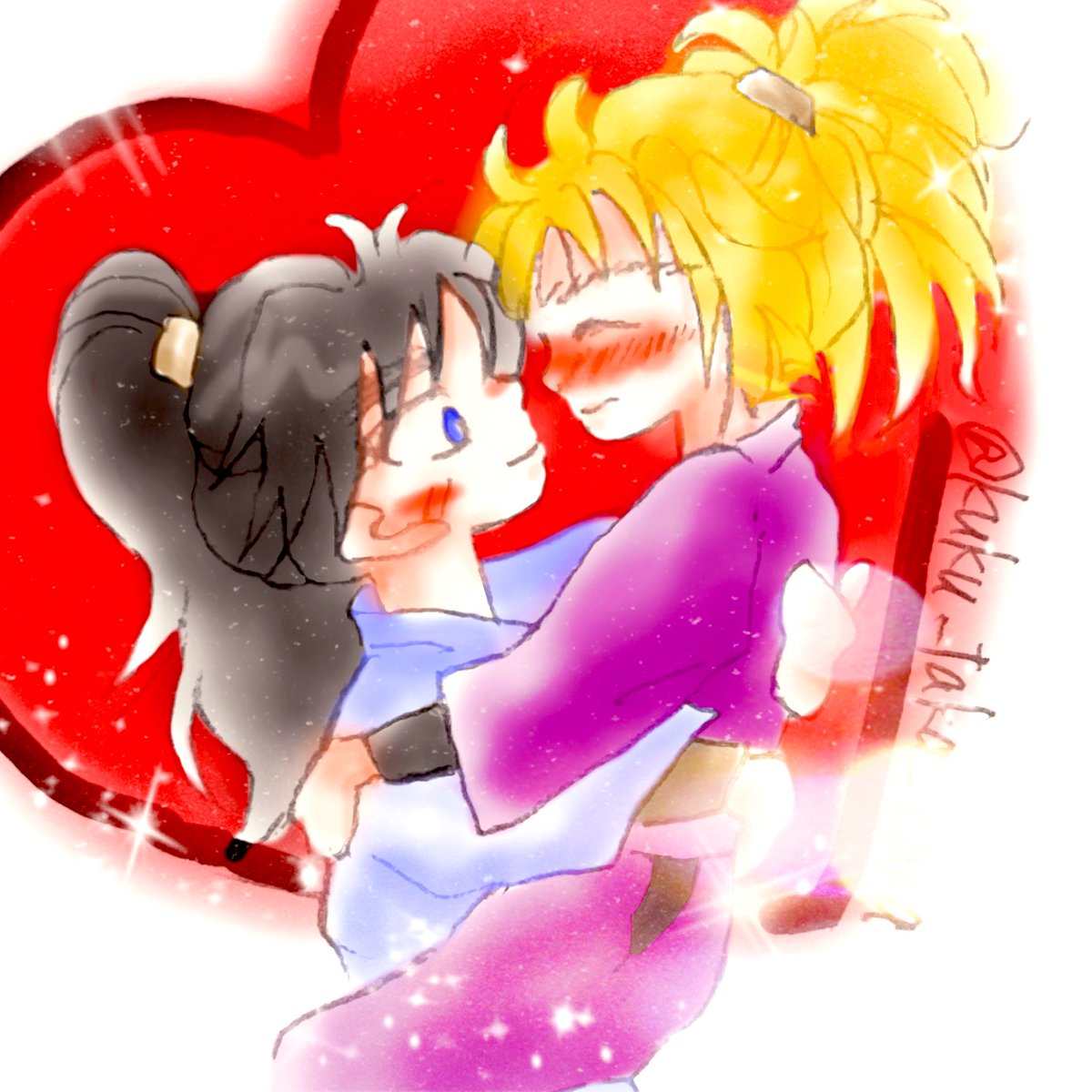 くくタカrkgk✏︎ ㊗️#くくタカの日🎉
最後にめいいっぱいキラキラさせてみた🌟