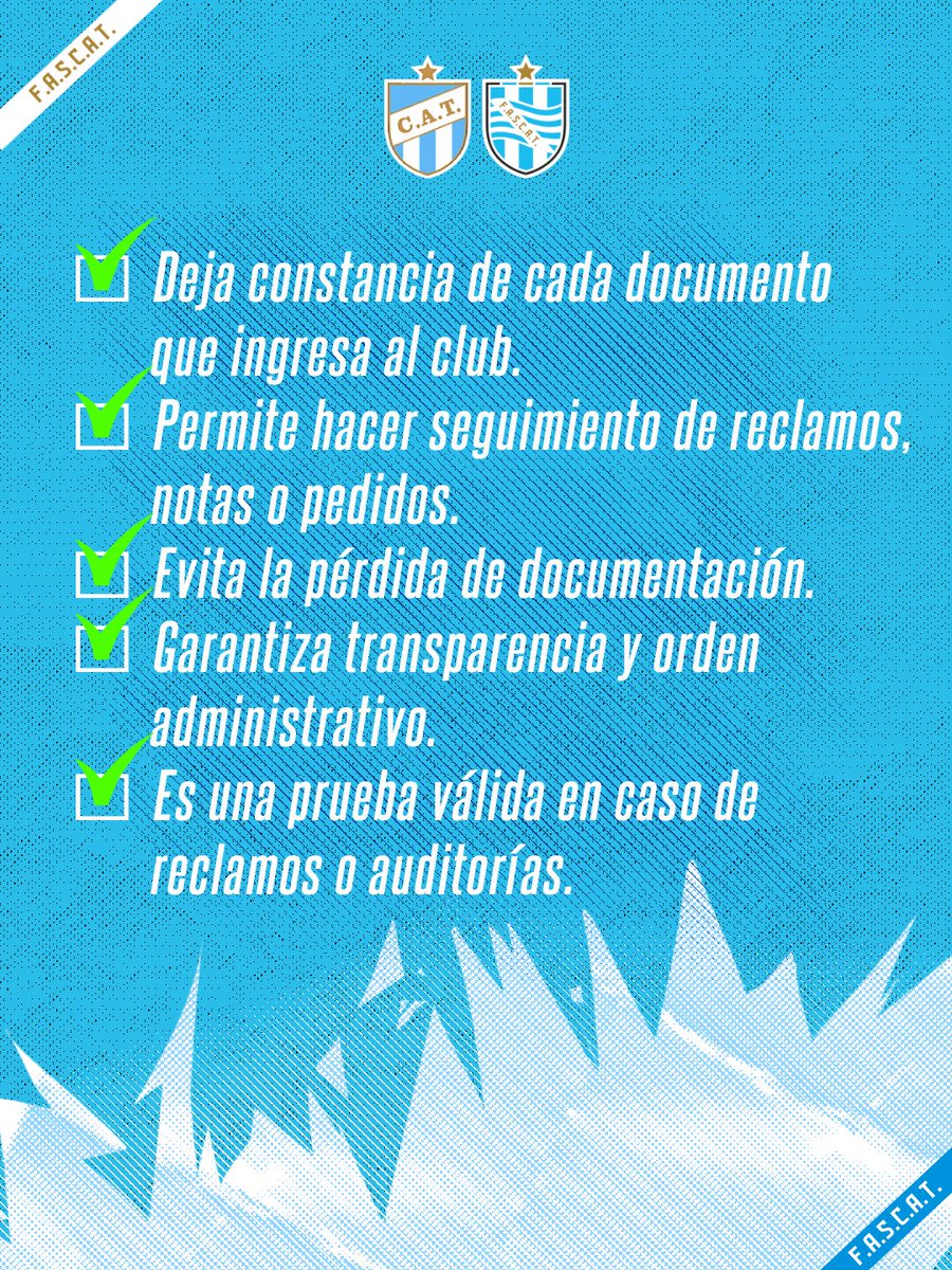📖 Desde FASCAT logramos que el Libro de Entrada del club esté disponible para todos los socios.
Más transparencia, más participación ✅

#FASCAT #LibroDeEntrada #Socios #Socias #Transparencia #atleticotucuman