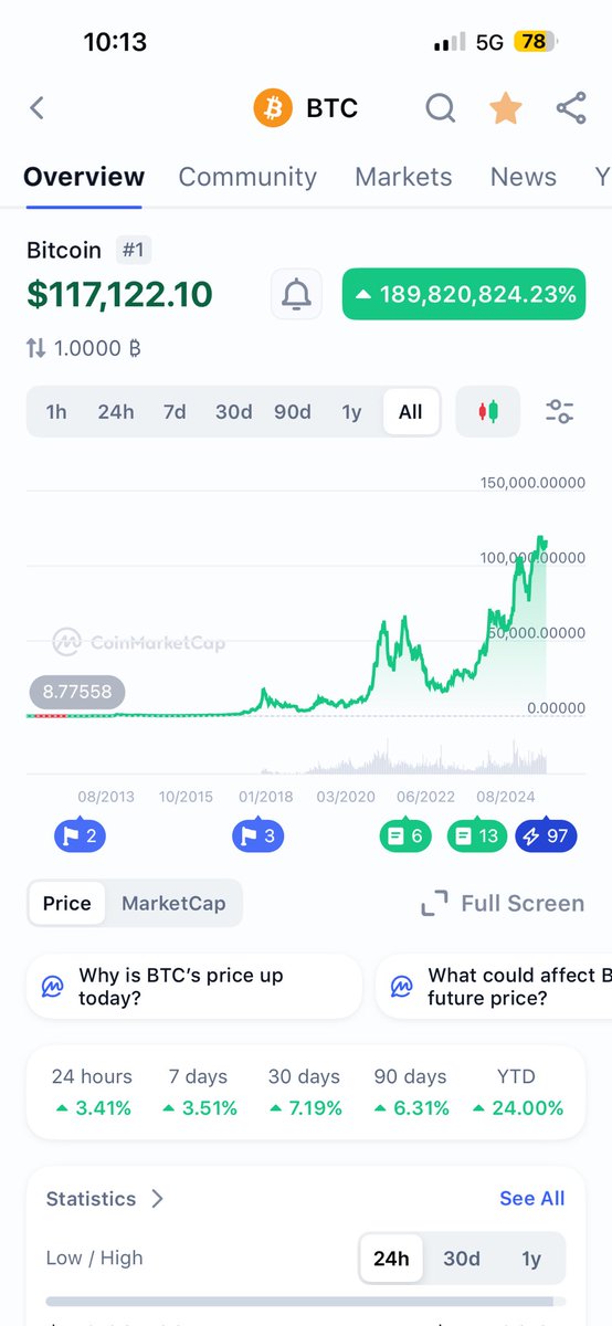 $BTC $117,000 UPTOBER 🚀