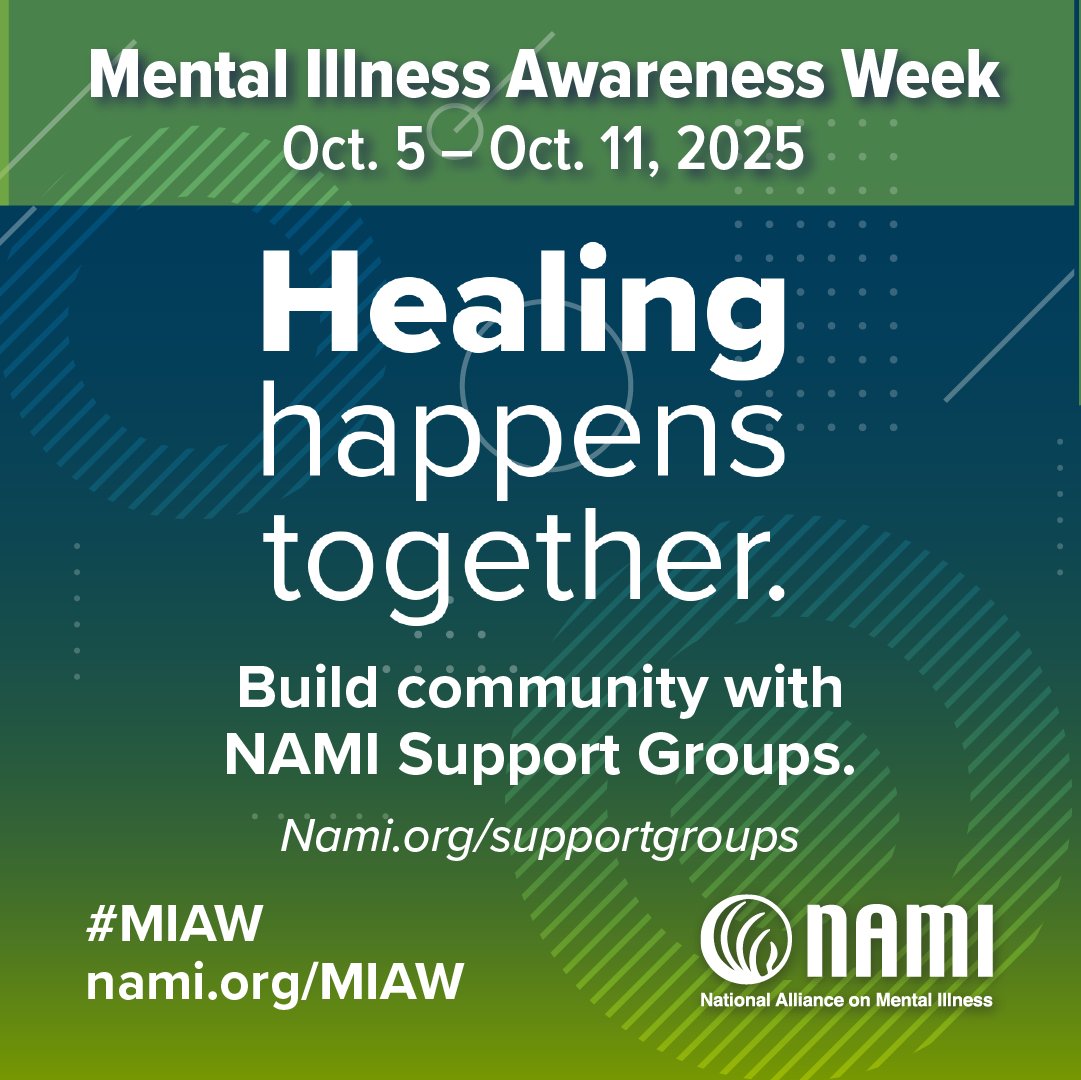 Mental Illness Awareness Week is here! This year’s theme is Community: Supporting Mental Well-Being Together. We’re stronger when we lift each other up.
Mental health matters every day. But during #MIAW, we come together to raise awareness and build stronger communities.