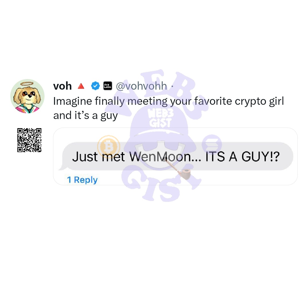 gist_web3's tweet image. Gender reveal in Web3 is wild!😂