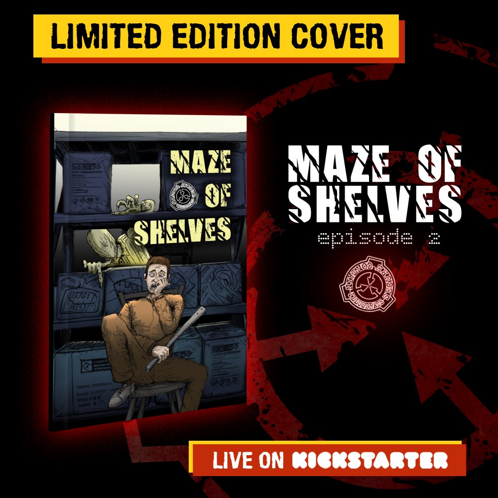 Hey all, its the final day of the Maze of Shelves Part 2 campaign with the custom Mike cover. The campaign is fully funded and the creator has even said it will be made in full colour like Part 1, get yours here: kickstarter.com/projects/site1…

Sponsored Post.