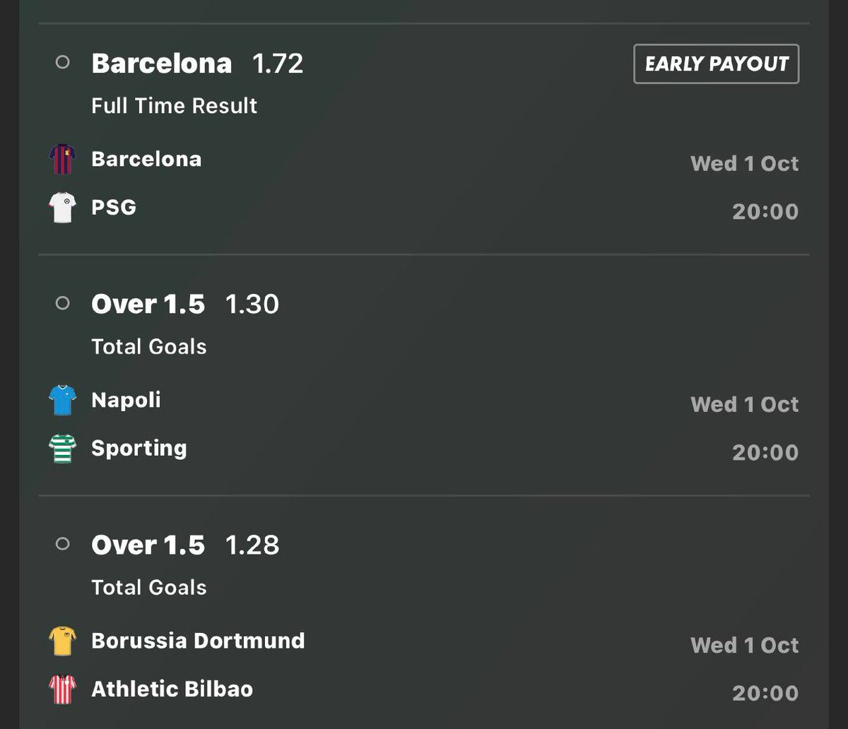 DAILY ACCA✍️