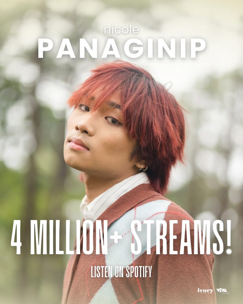 Parang panaginip 🥹🤍

“Panaginip” by nicole now has 4 Million+ Streams on Spotify!

Keep streaming here!
🔗: bit.ly/4nxCxoj

#nicole #panaginip #opm