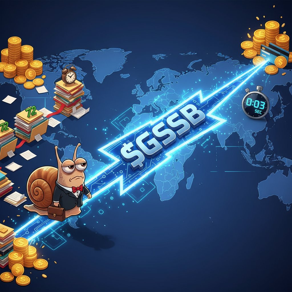 GSSB_Pro's tweet photo. Traditional banks:
"Cross-border payments take 3 days."

GSSB:
"Delivered in 3 seconds ✅."
The gap is the future.
#GSSBMeme #Stablecoin https://t.co/bMtF5DmMH3