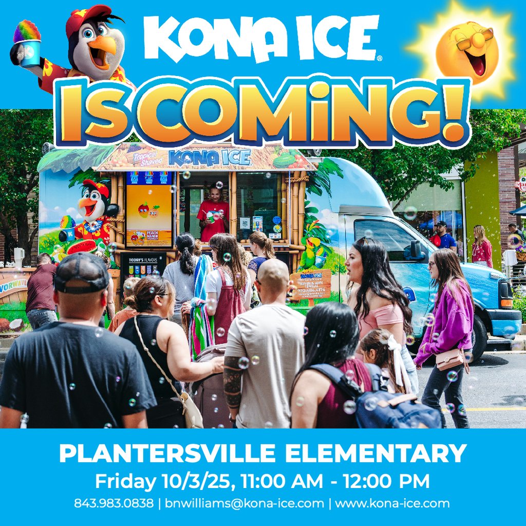 PEDISRAMS's tweet image. Kona Ice will be at PEDIS on Friday, October 3, 2025!